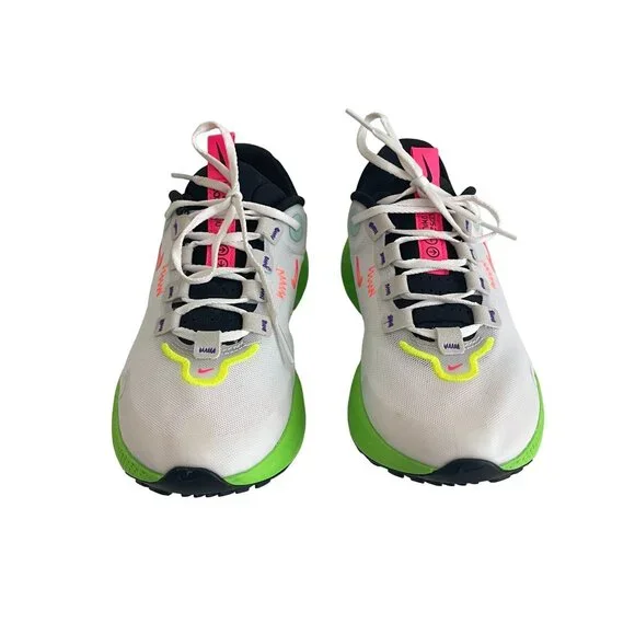 Nike React Escape Run Shoe Women's Green/White, DJ5929-100, Size 6.5 WORN ONCE - Picture 4 of 10